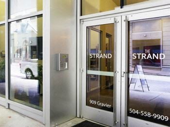 Controlled access entrance with visitor call box